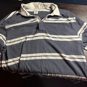 Striped old navy collar shirt